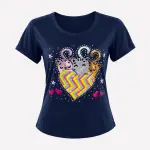 Blusa de Gatos con Corazón Glitter